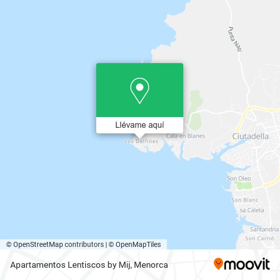 Mapa Apartamentos Lentiscos by Mij