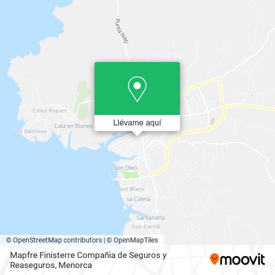 Mapa Mapfre Finisterre Compañia de Seguros y Reaseguros