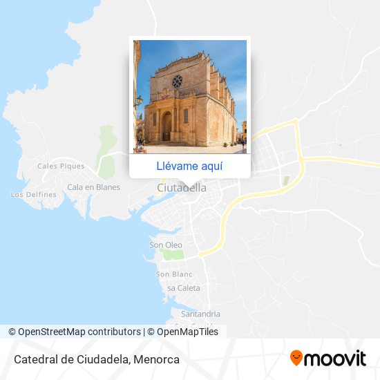 Mapa Catedral de Ciudadela