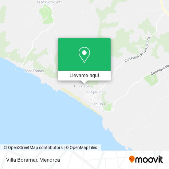 Mapa Villa Boramar