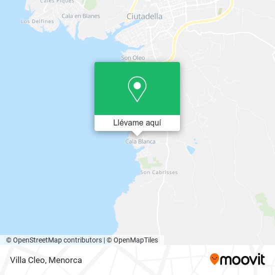 Mapa Villa Cleo