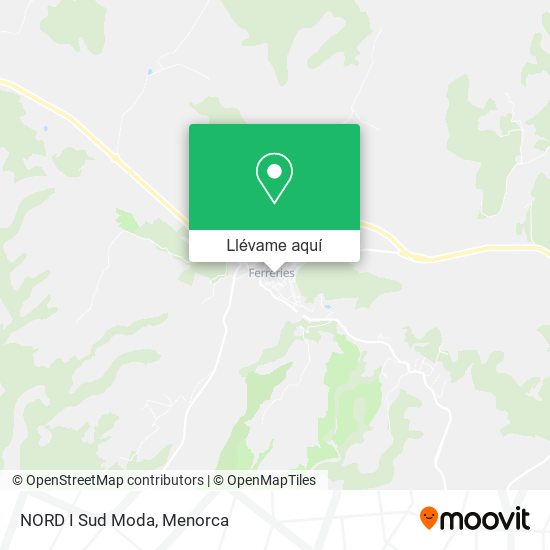 Mapa NORD I Sud Moda