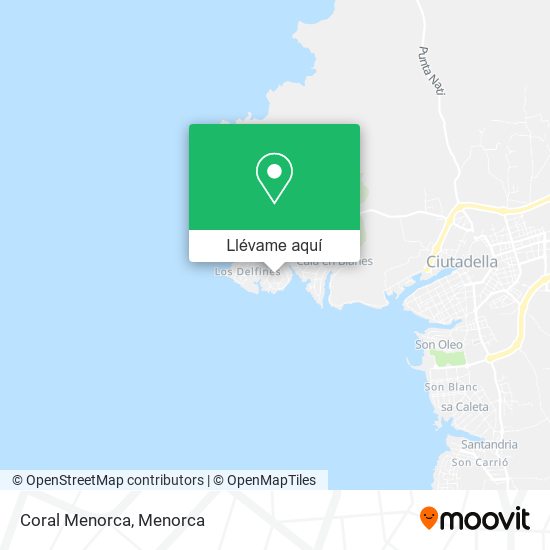 Mapa Coral Menorca