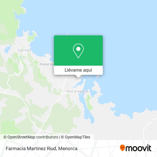 Mapa Farmacia Martínez Riud