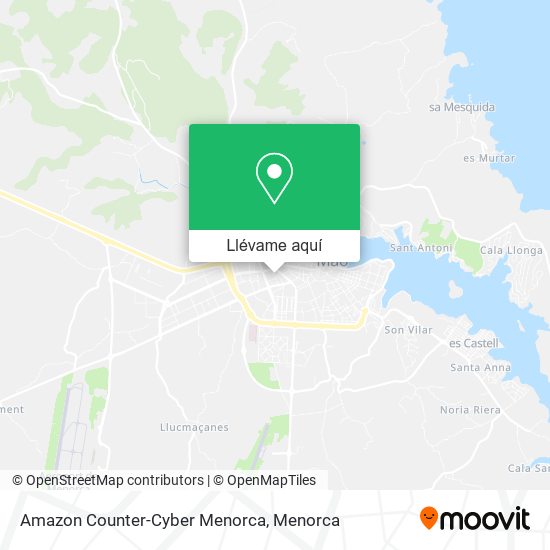 Mapa Amazon Counter-Cyber Menorca