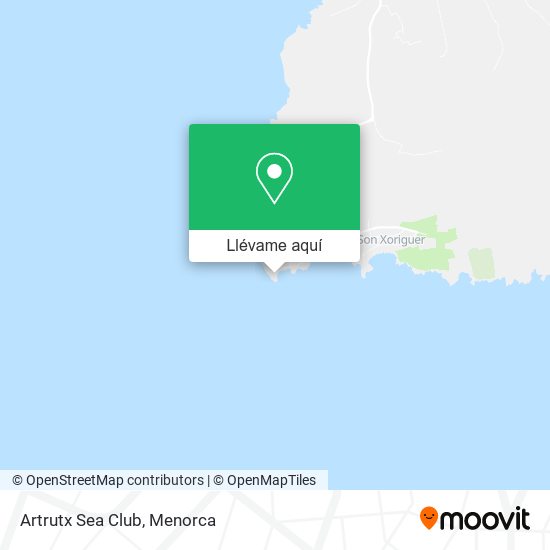 Mapa Artrutx Sea Club