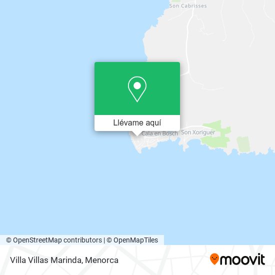 Mapa Villa Villas Marinda