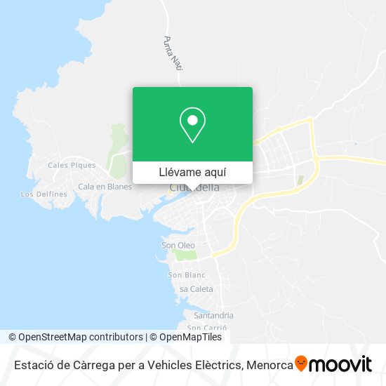 Mapa Estació de Càrrega per a Vehicles Elèctrics