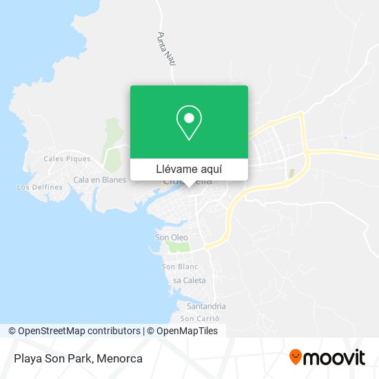 Mapa Playa Son Park