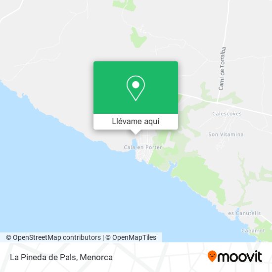 Mapa La Pineda de Pals