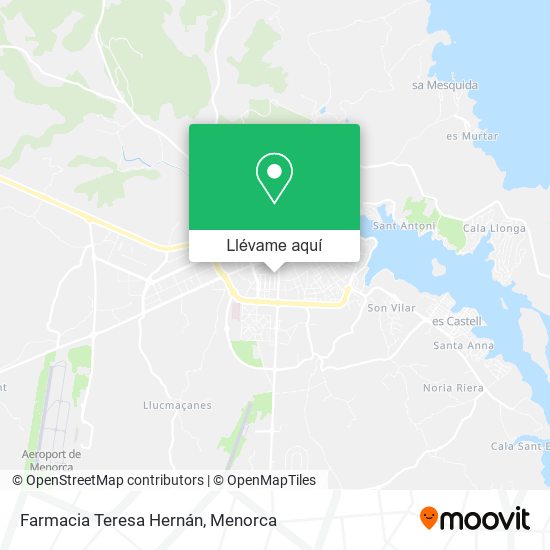 Mapa Farmacia Teresa Hernán