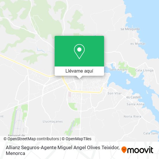 Mapa Allianz Seguros-Agente Miguel Angel Olives Teixidor