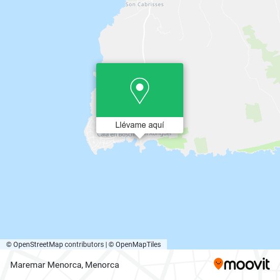 Mapa Maremar Menorca