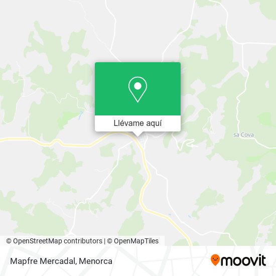 Mapa Mapfre Mercadal