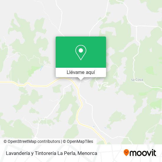 Mapa Lavandería y Tintorería La Perla