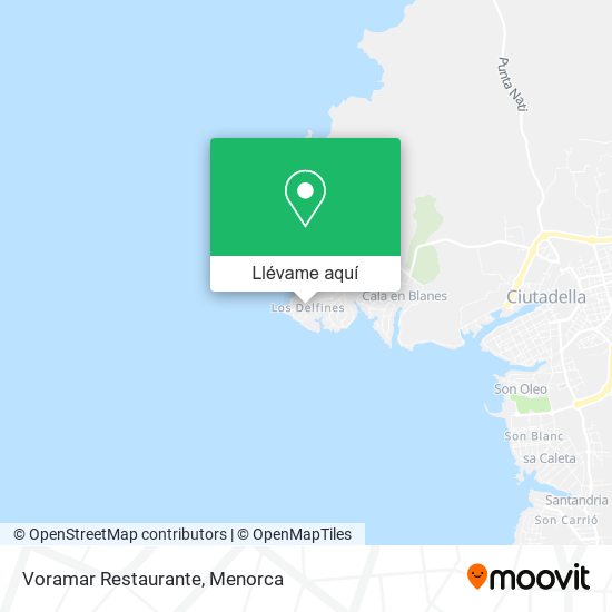 Mapa Voramar Restaurante