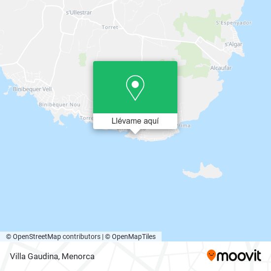 Mapa Villa Gaudina