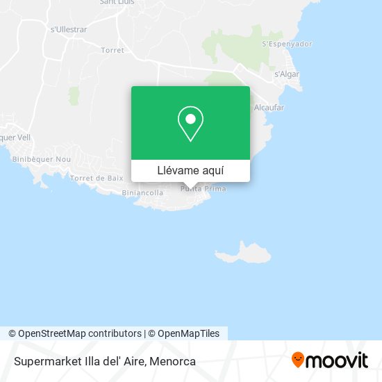 Mapa Supermarket Illa del' Aire