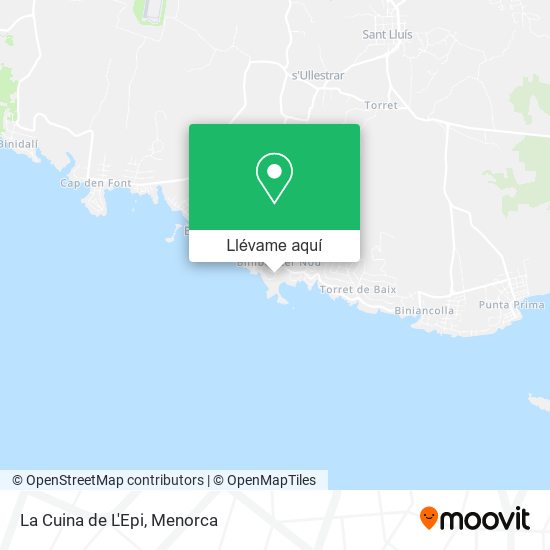 Mapa La Cuina de L'Epi