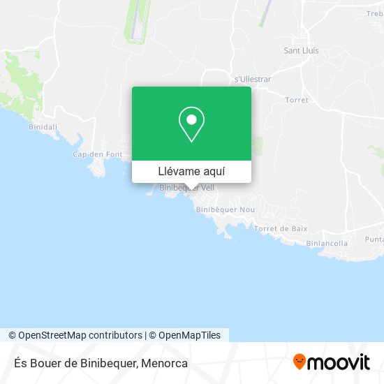 Mapa És Bouer de Binibequer