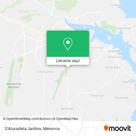 Mapa S'Aturadeta Jardins