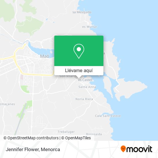 Mapa Jennifer Flower