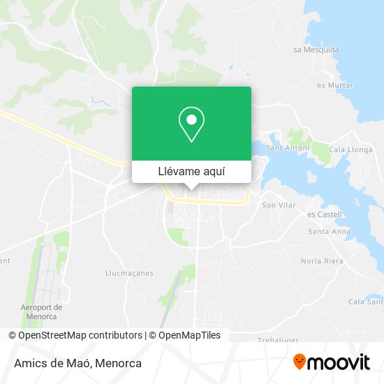 Mapa Amics de Maó