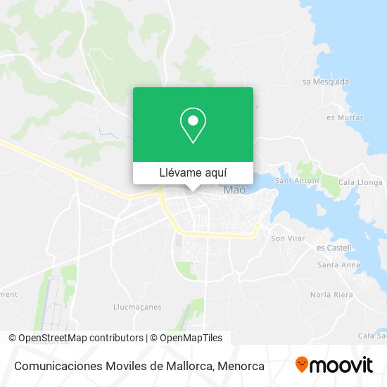 Mapa Comunicaciones Moviles de Mallorca