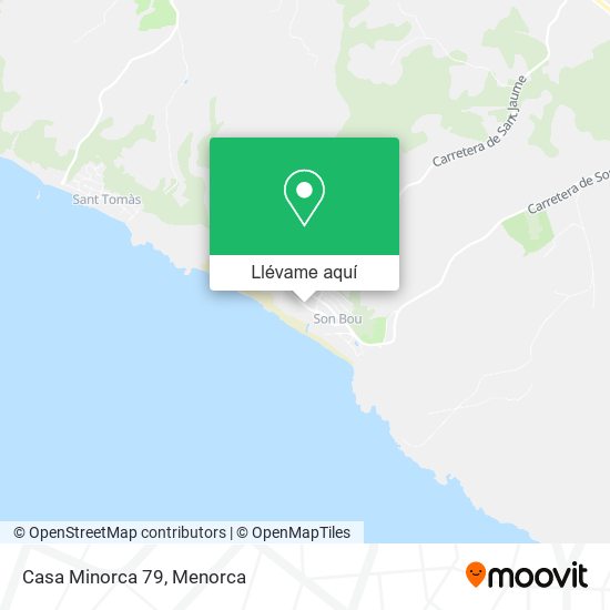 Mapa Casa Minorca 79