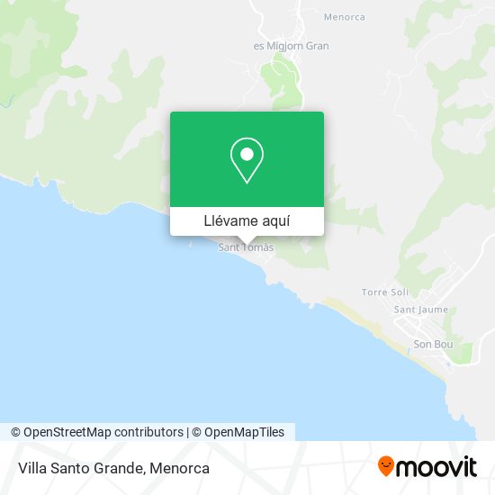 Mapa Villa Santo Grande