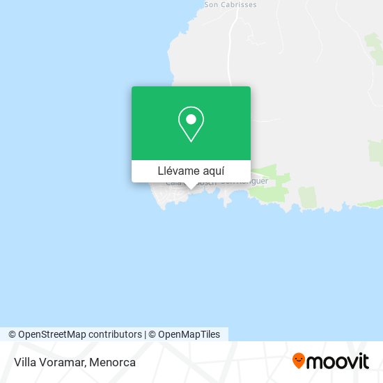 Mapa Villa Voramar