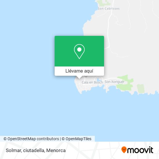 Mapa Solmar, ciutadella