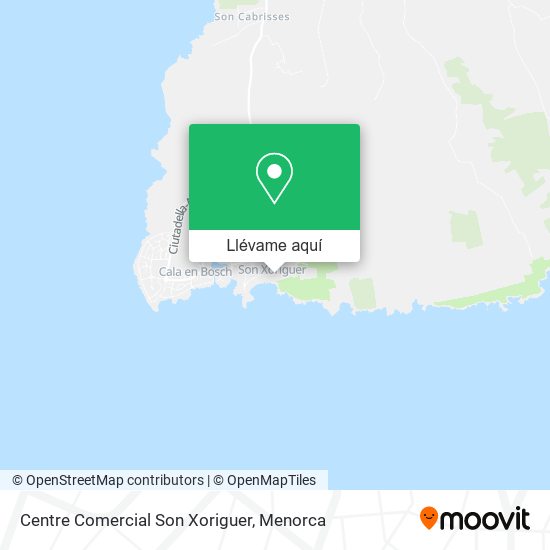 Mapa Centre Comercial Son Xoriguer