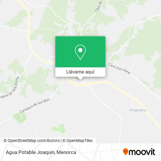 Mapa Agua Potable Joaquín