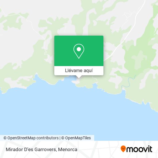 Mapa Mirador D'es Garrovers