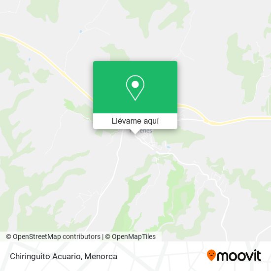 Mapa Chiringuito Acuario