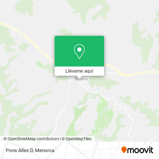 Mapa Pons Alles D