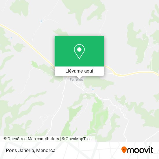 Mapa Pons Janer a