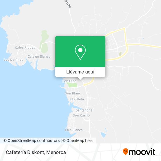 Mapa Cafetería Diskont