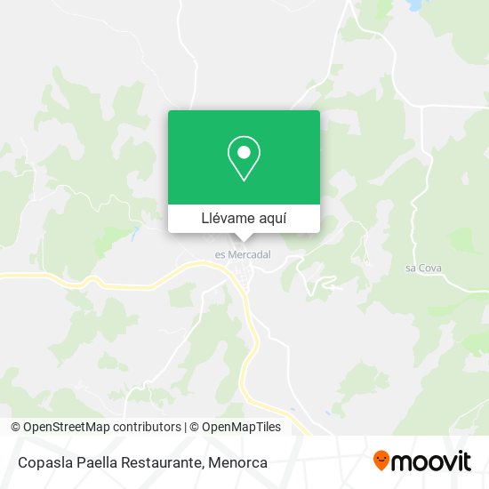 Mapa Copasla Paella Restaurante
