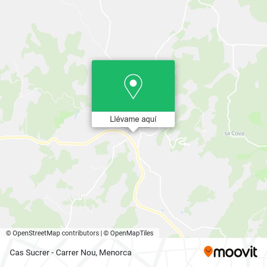 Mapa Cas Sucrer - Carrer Nou
