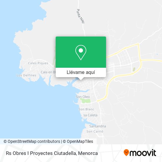 Mapa Rs Obres I Proyectes Ciutadella