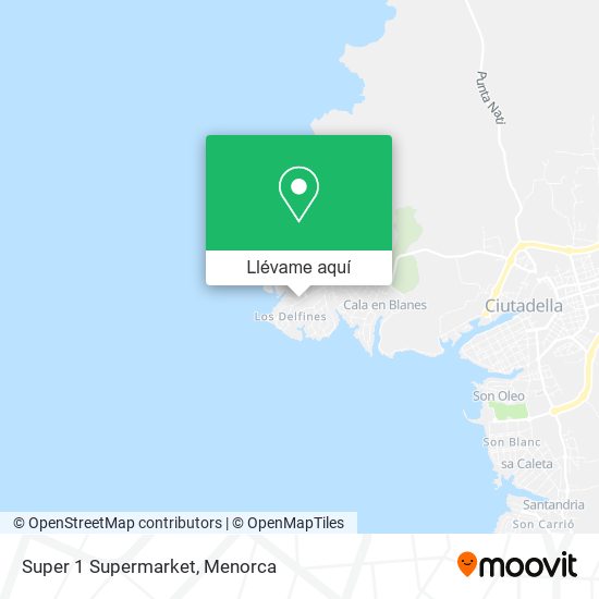Mapa Super 1 Supermarket