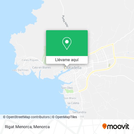 Mapa Rigat Menorca