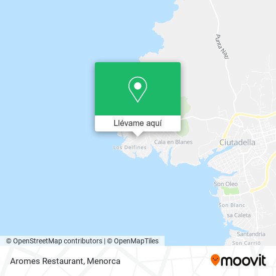 Mapa Aromes Restaurant