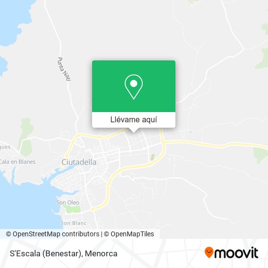 Mapa S'Escala (Benestar)