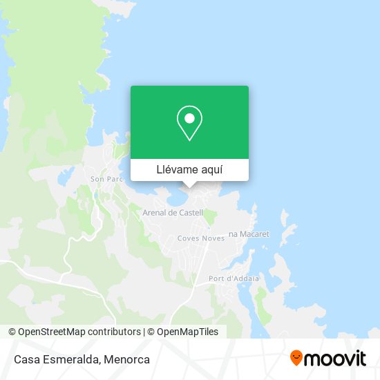 Mapa Casa Esmeralda