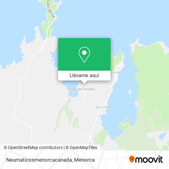 Mapa Neumaticosmenorcacanada
