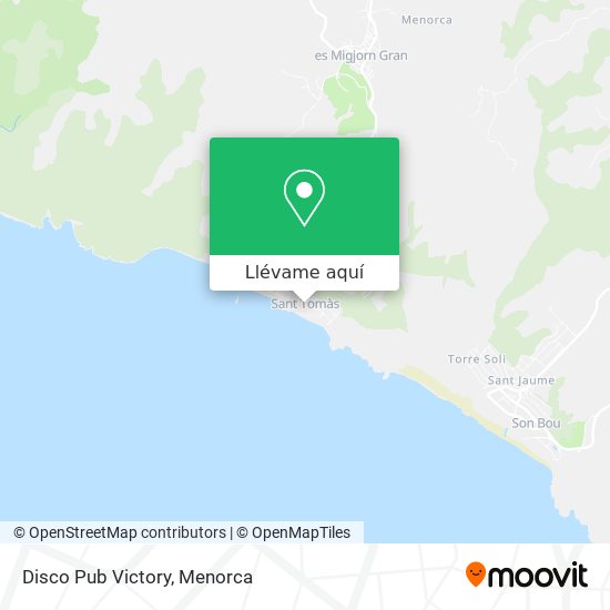 Mapa Disco Pub Victory