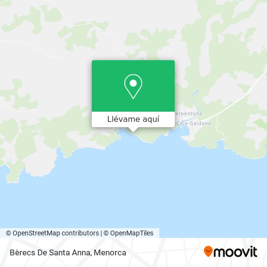 Mapa Bèrecs De Santa Anna